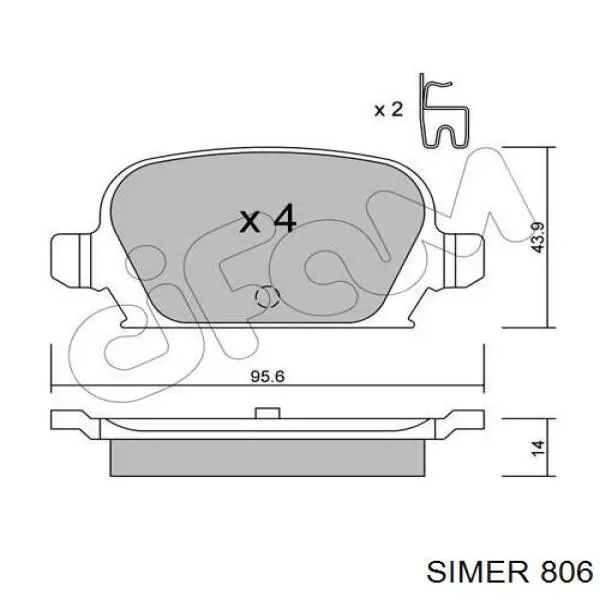 806 Simer