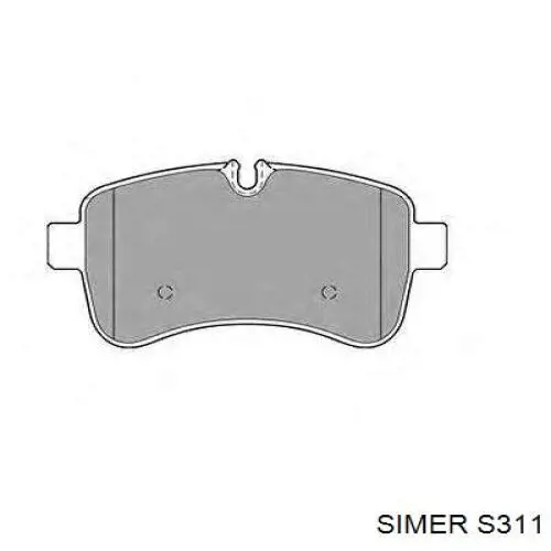 S311 Simer колодки тормозные задние барабанные