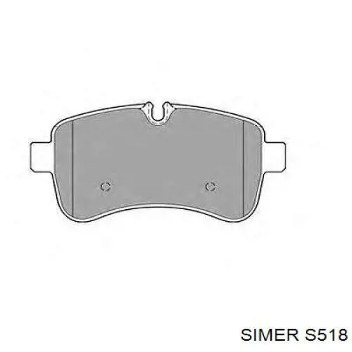 S518 Simer колодки ручника (стояночного тормоза)