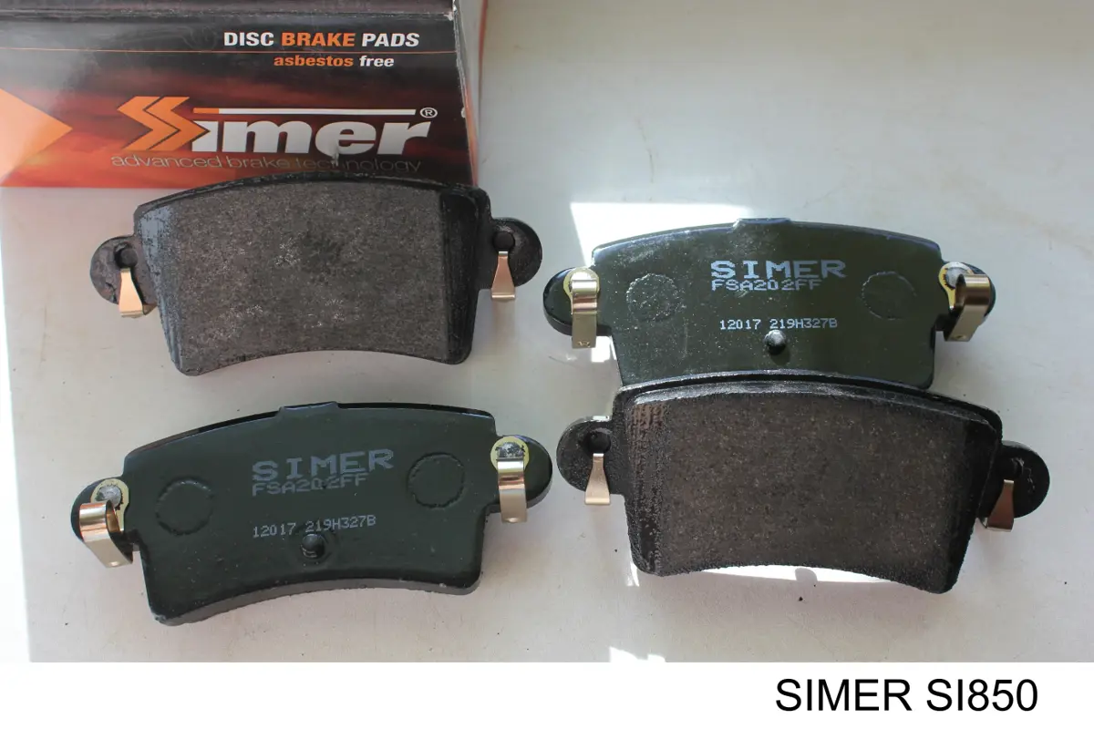 Задние тормозные колодки SI850 Simer