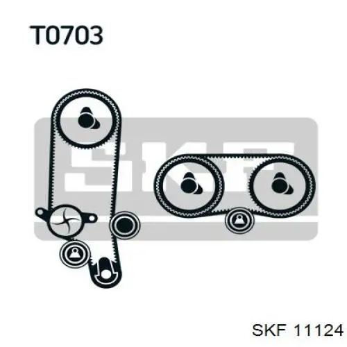 Сальник распредвала двигателя передний SKF 11124 цена, от 9.02 USD