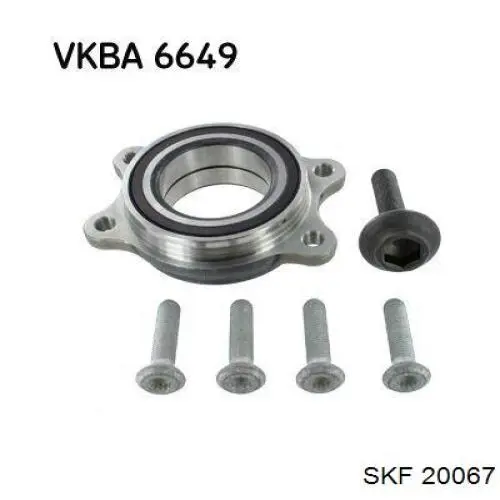 20067 SKF Сальник полуоси переднего моста левой