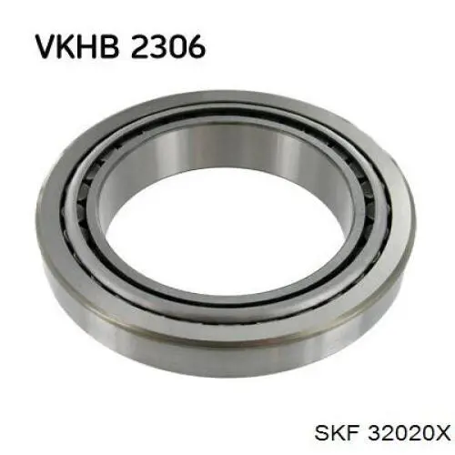 Cojinete de rueda trasero exterior 32020X SKF