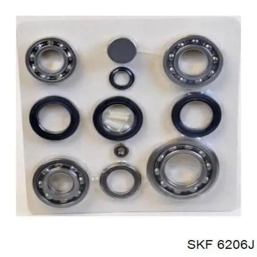 Подшипник раздаточной коробки, выходного вала, передний 6206J SKF