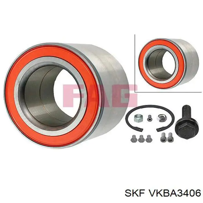 Комплект подшипника ступицы колеса SKF VKBA3406 цена, от 35.01 USD