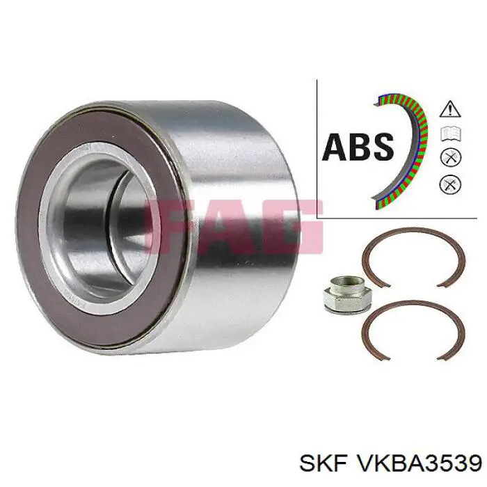 VKBA3539 SKF подшипник ступицы передней