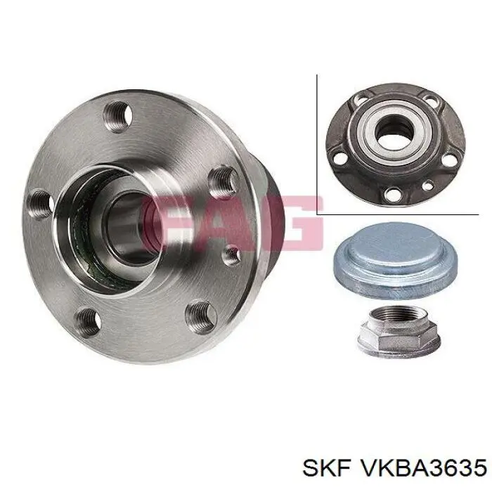 Ступица заднего колеса SKF VKBA3635
