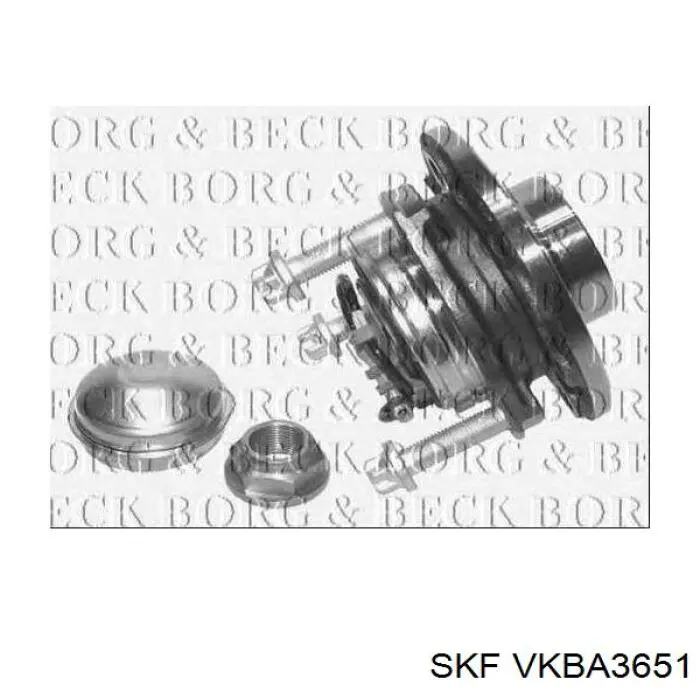 Маточина передня VKBA3651 SKF