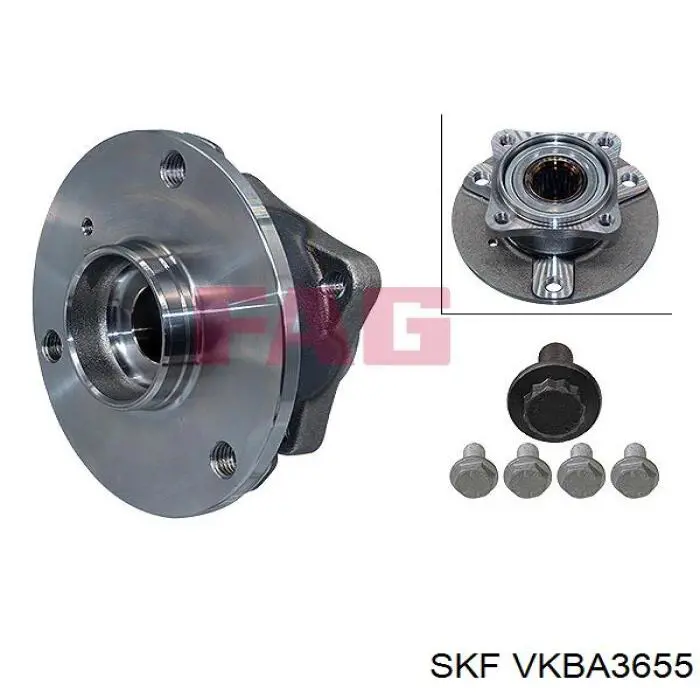 Ступица заднего колеса SKF VKBA3655