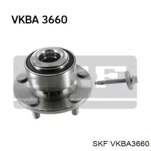 Cubo de rueda delantero VKBA3660 SKF