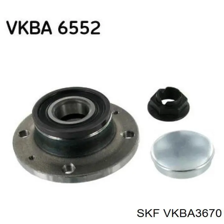 Купить VKBA3670 SKF Ступица переднего колеса