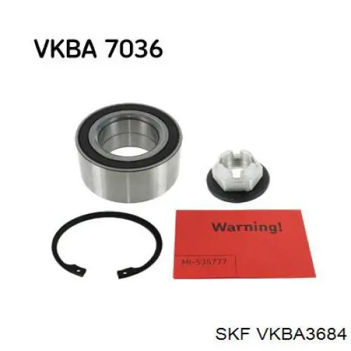 Подшипник ступицы VKBA3684 SKF