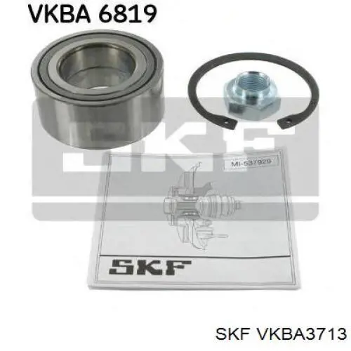 Cojinete de rueda trasero VKBA3713 SKF