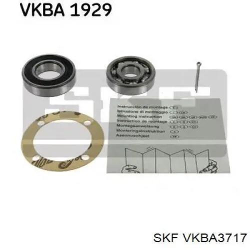 VKBA 3717 SKF подшипник ступицы задней