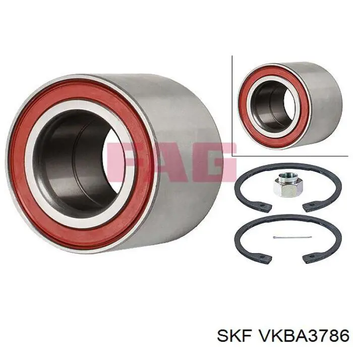 Підшипник маточини передньої VKBA3786 SKF