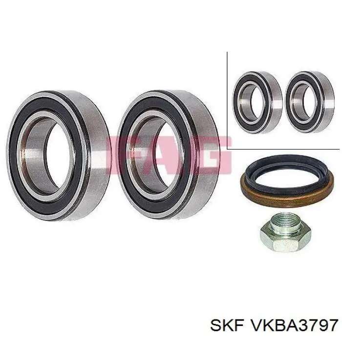 VKBA3797 SKF Подшипник ступицы передней