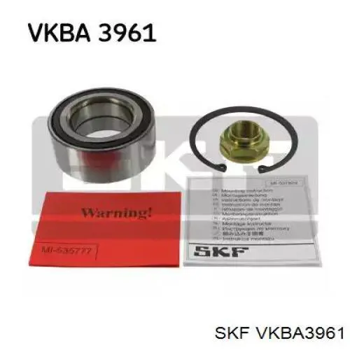 Cojinete de rueda delantero VKBA3961 SKF