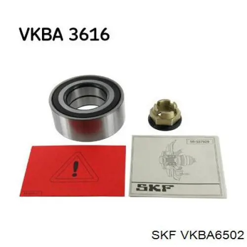 VKBA6502 SKF подшипник ступицы передней