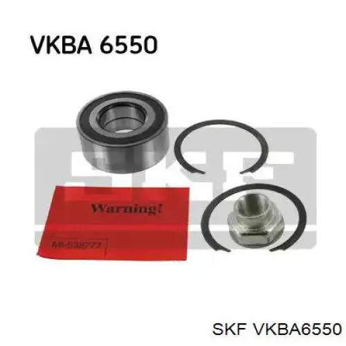 VKBA 6550 SKF подшипник ступицы передней