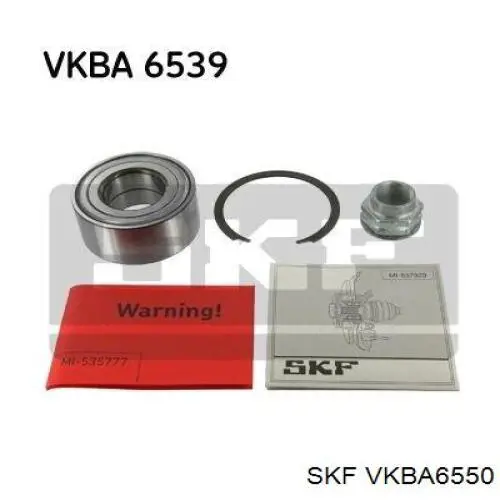 Підшипник маточини передньої VKBA6550 SKF