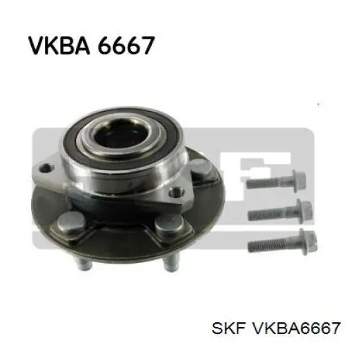 Cubo de rueda trasero VKBA6667 SKF