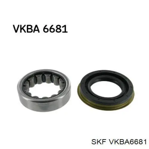 Cojinete, palier, eje trasero, exterior VKBA6681 SKF