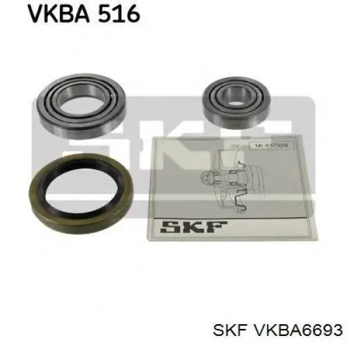 Комплект подшипника ступицы колеса SKF VKBA6693 цена, от 41.85 USD