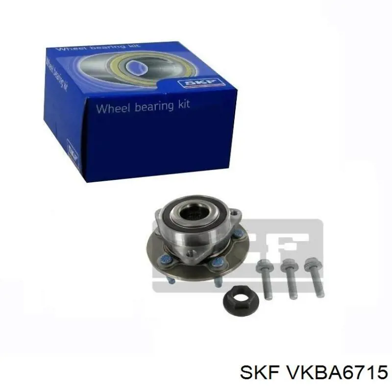 Cubo de rueda delantero VKBA6715 SKF