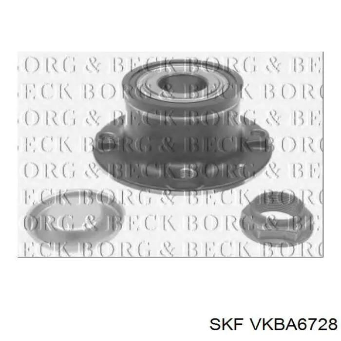 Ступица задняя VKBA6728 SKF