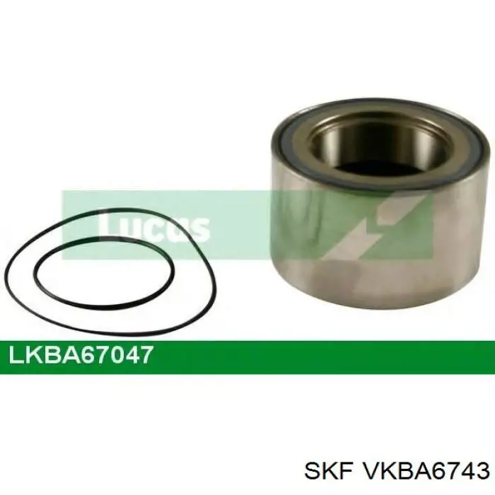 Подшипник задней ступицы VKBA6743 SKF