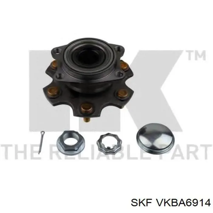 Ступицы передних колес SKF VKBA6914 цена, от 82.48 USD