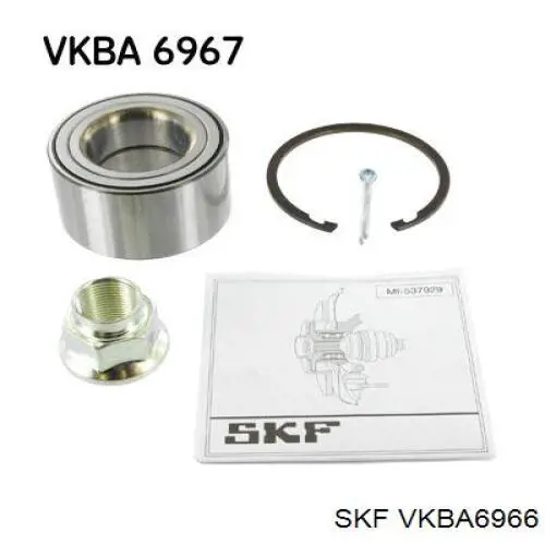 VKBA 6966 SKF подшипник ступицы передней