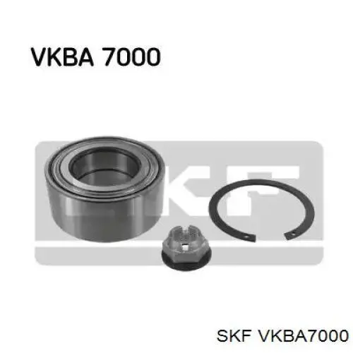 Cojinete de rueda trasero VKBA7000 SKF