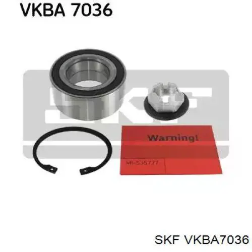 VKBA 7036 SKF rolamento de cubo dianteiro