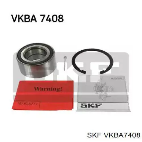 Підшипник маточини передньої VKBA7408 SKF