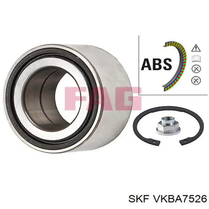 Купить VKBA7526 SKF Подшипник передней ступицы