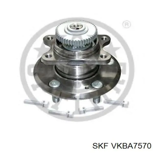 Cubo de rueda, Eje trasero VKBA7570 SKF