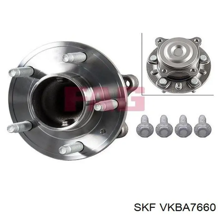 VKBA7660 SKF cubo traseiro