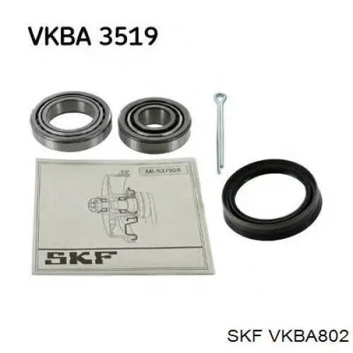 Ступичный подшипник передний SKF VKBA802