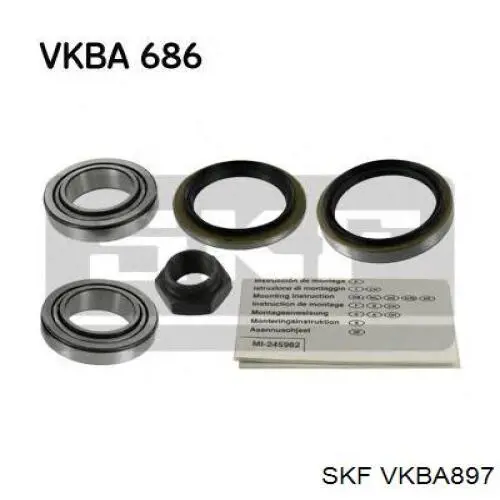 Подшипники задней ступицы SKF VKBA897 цена, от 14.60 USD
