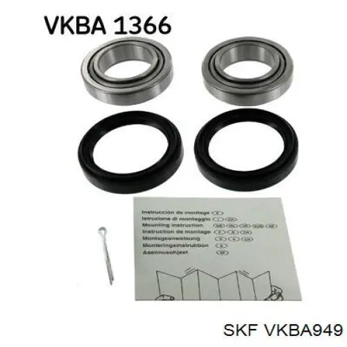 VKBA949 SKF подшипник ступицы передней