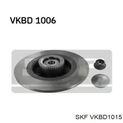 Диск гальмівний задній VKBD1015 SKF