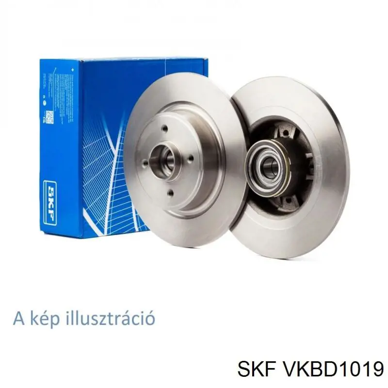 Disco de freno trasero VKBD1019 SKF