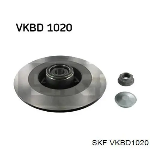 VKBD 1020 SKF диск тормозной задний