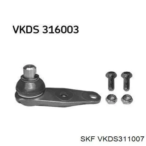 Нижняя правая шаровая опора SKF VKDS311007 цена, от 11.89 USD