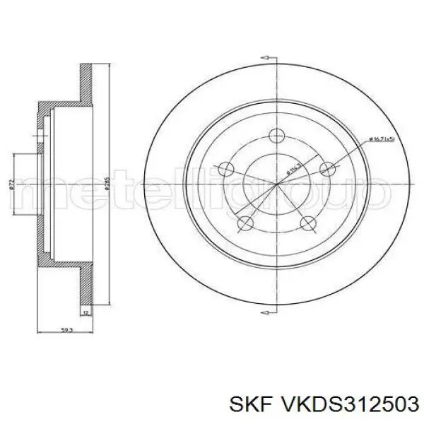 Нижняя шаровая опора VKDS312503 SKF
