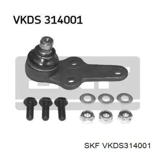 Нижняя шаровая опора VKDS314001 SKF