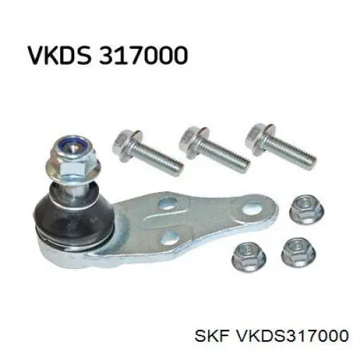 VKDS 317000 SKF suporte de esfera inferior