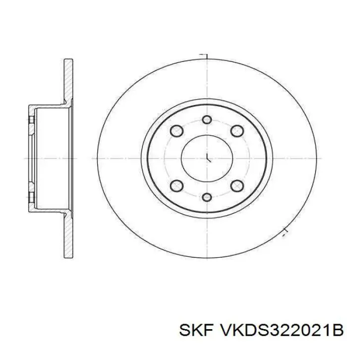 Передний нижний рычаг SKF VKDS322021B