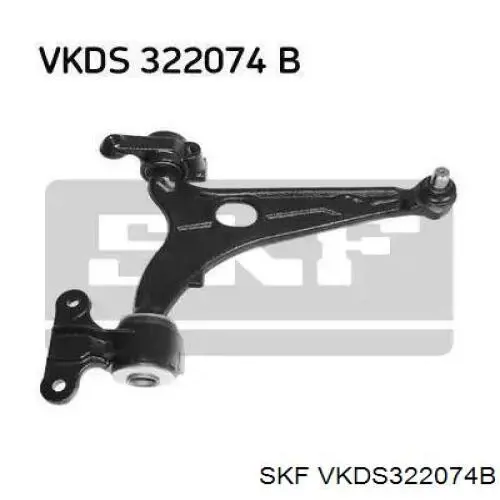 VKDS 322074 B SKF braço oscilante inferior direito de suspensão dianteira